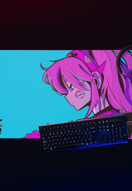 VAL Neon Desk Mat