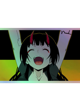 Happy Rei Holographic Sticker