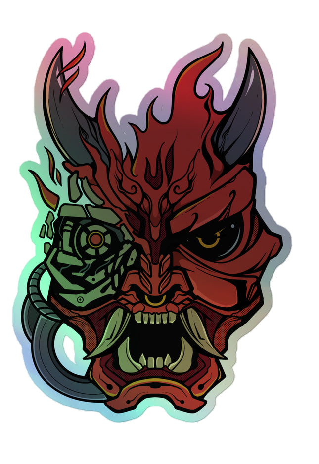 Samurai 2.0 Holographic Sticker