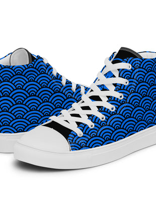 Blue Wave High Top Shoes - Women's